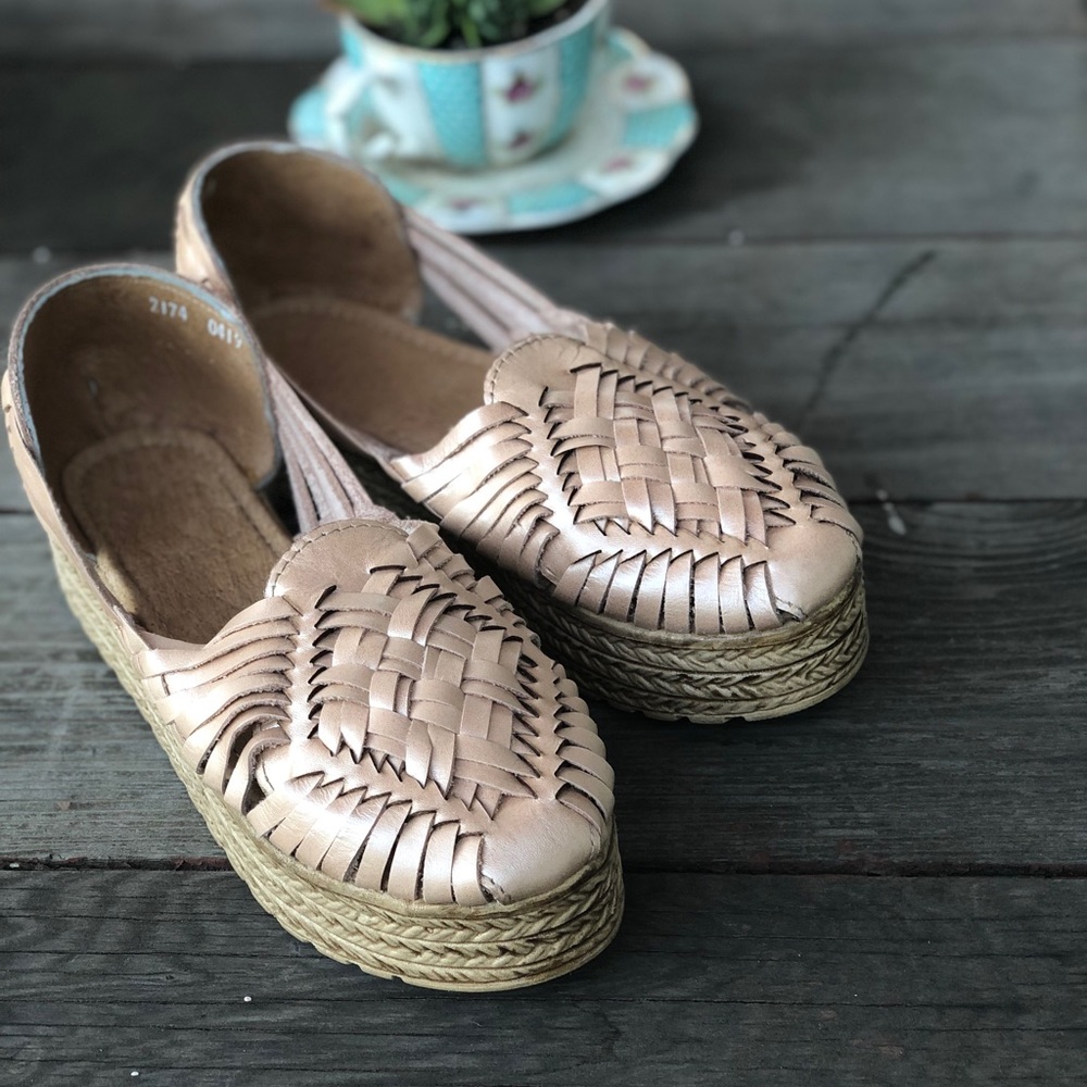 Rose Gold Platform sandals